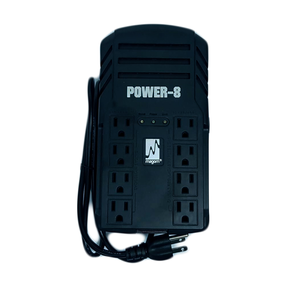 Regulador Magom Power 8 1000VA 400W 120V La Casa De La UPS