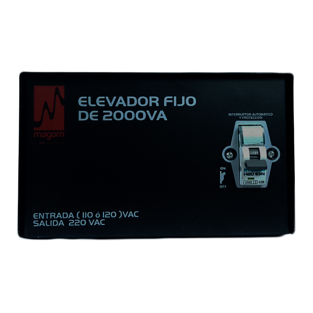 Elevador Fijo Magom EF 2000VA 2000W 110V 120V La Casa De La UPS